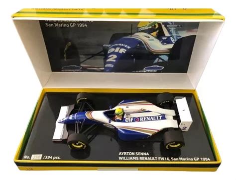 F1 Williams Fw16 Gp San Marino Ayrton Senna 1 18 Ed Limitada