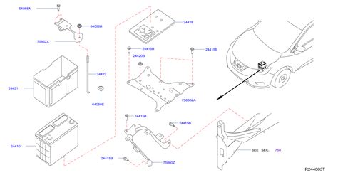 Nissan Sentra Battery Tray 24428 EL00A Nissan Of Rockville Centre