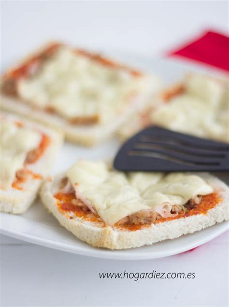 Mini Pizzas Con Pan De Molde Cocina