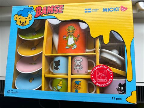 Se Produkter Som Liknar Micki Bamse Barnservis I Pors P Tradera