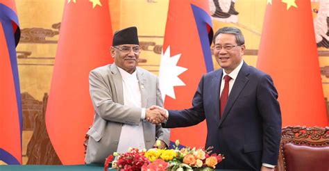 Nepal And China Sign Point Agreement With Photos