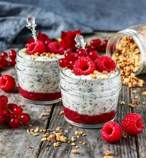 Mohn Overnight Oats Mit Roter Beerensauce Bianca Zapatka Rezepte