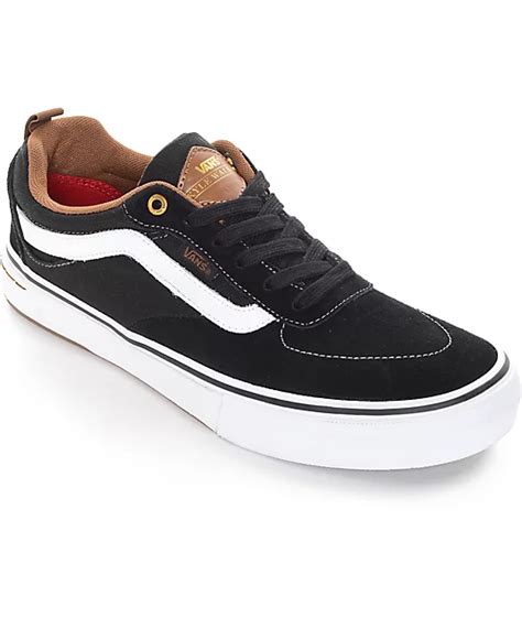 Vans Kyle Walker Pro Black And Gum Skate Shoes Zumiez