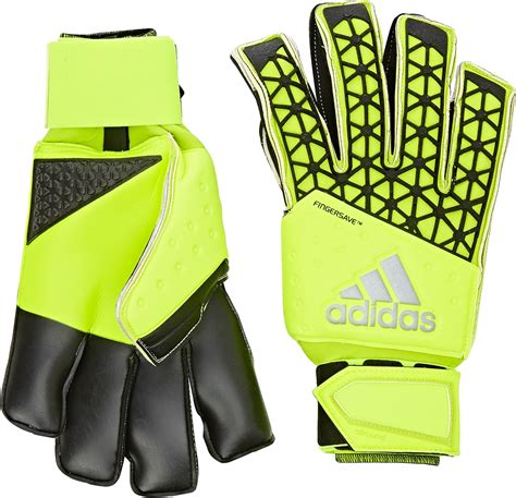 Adidas Men S Goalkeeper Gloves Ace Finger Safe Zones Amazon Co Uk