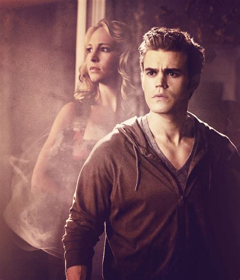 Stefan and Caroline - The Vampire Diaries TV Show Fan Art (37859729 ...