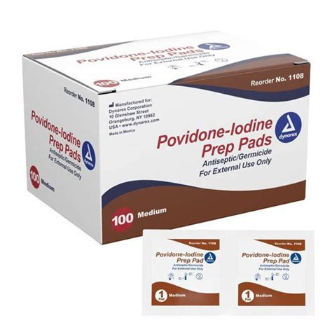 Dynarex Povidone Iodine Prep Pads Express Medical Supply