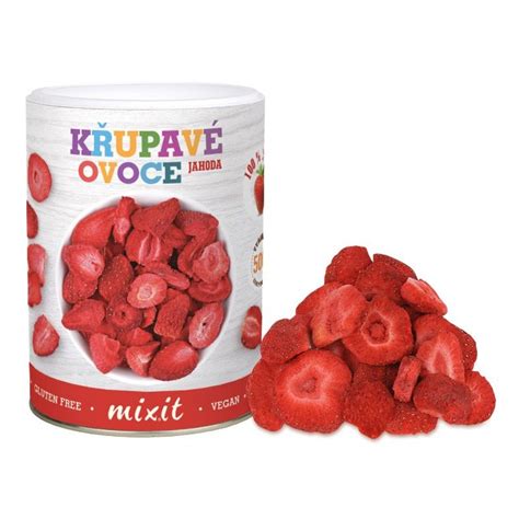 Mixit Velké křupavé ovoce Banán jahoda borůvka 160 g Onlinelekarna cz