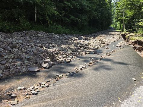 A massive rock slide shut down Main Street in Sonestown, causing considerable damage to its