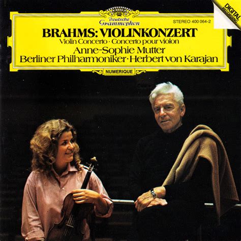 Brahms Anne Sophie Mutter Berliner Philharmoniker Herbert Von