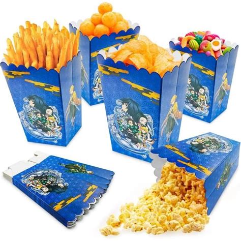 Boite Pop Corn 12 Pcs Boîtes À Popcorn Sacs De Barres De Bonbons Sac