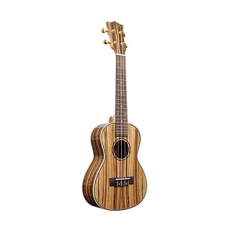 Amahi Snail Zebrawood Soprano Ukulele Reverb