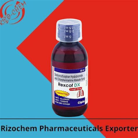 Rexcof Dx Ml Syrup Top Pharmaceutical Wholesaler Exporter