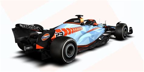 Williams Unveils Chosen Gulf Livery For Japan Singapore And Qatar Bolder Than Bold Design