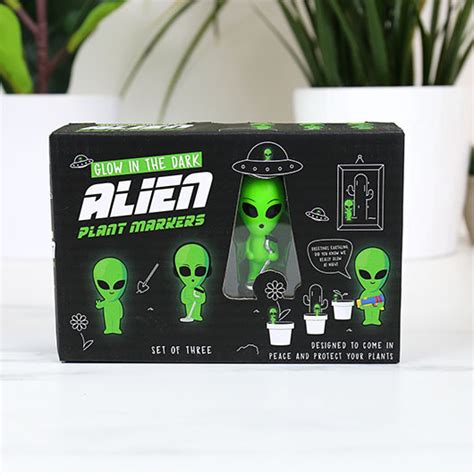 Plant Markers Glow In The Dark Aliens Cazaar