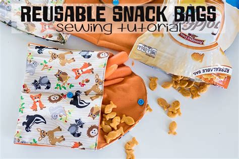 Reusable Snack Bag Sewing Pattern