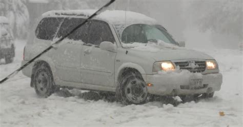 Snow and Storm Winds Slam New England With Early Winter Blast