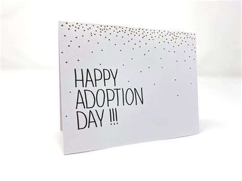 Happy Adoption Day Card And Envelope Card For Adoption Adoption T