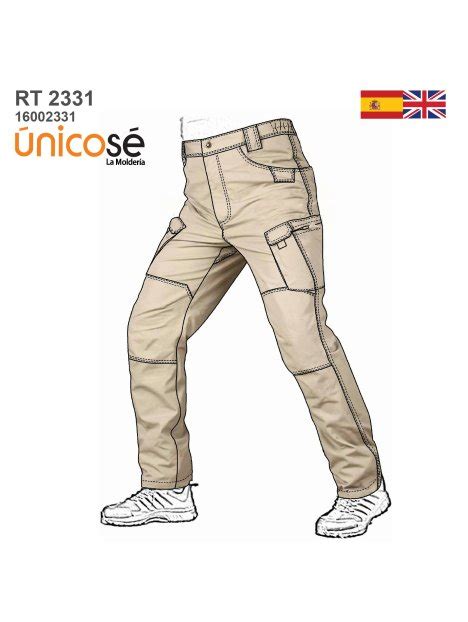 MOLDE PANTALON CARGO RT 2331