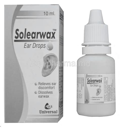 Buy Solearwax Ear Wax Dissolvent Ear Drops Online