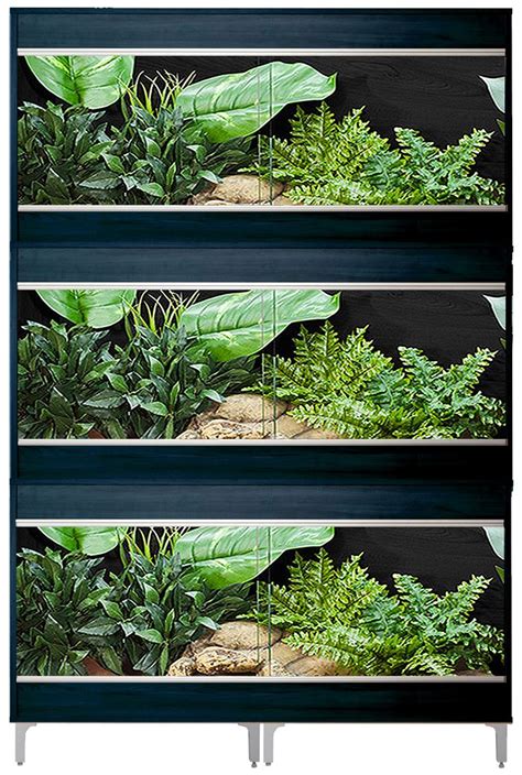 Vivexotic Repti Home Stack Vivariums Maxi Large Black Cm