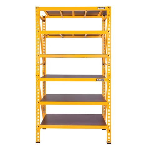 Dewalt 48 In H X 50 In W X 18 In D Yellow Steel Shelf Rack Ace