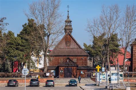 Wooden Church In Stalowa Wola In Poland Editorial Image Image Of Town