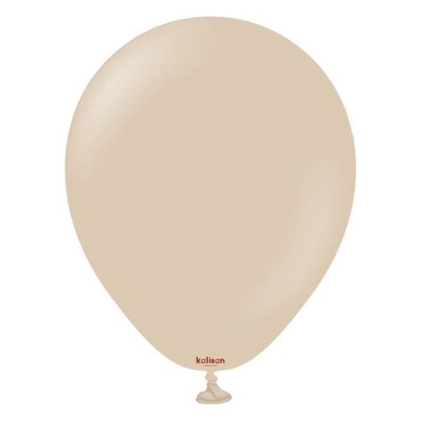 Balony lateksowe Hazelnut beżowy 30 cm 100 szt Flowballoons