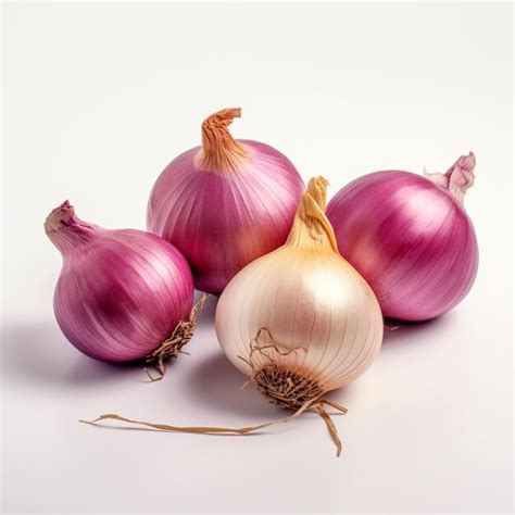 Premium Ai Image Three Onions Are Sitting Next To Each Other On A