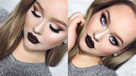 Extreme Cat Eyes & CHOCOLATE Lips Glam Holiday Makeup | NikkieTutorials