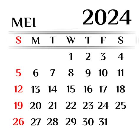 Calendario Minimalista Transparente Para Mayo De Png Dibujos