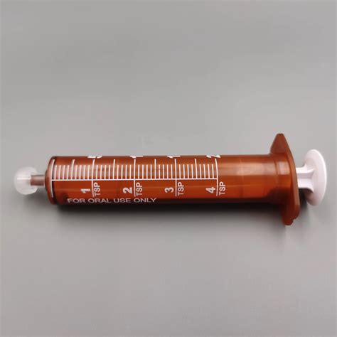 Light Proof Syringes Amber Oral Syringe Oral Dispenser 1ml 3ml 5ml 10ml