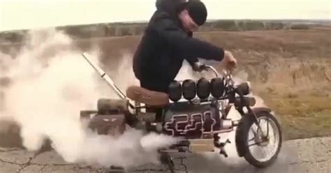 Steam Powered Motorbike Chuffs And Takes Us Two Centuries Back