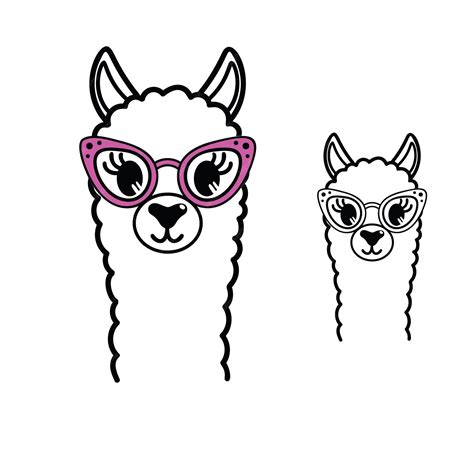 Premium Vector Llama Svg Vector Design