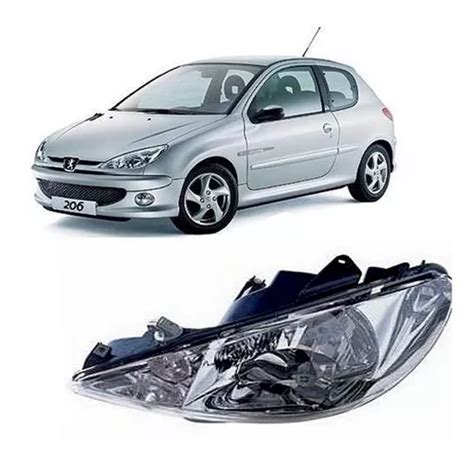 Optica P Peugeot 206 2004 2012 Monoparabola V Liso Der