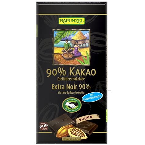 Ciocolata Amaruie 90 Cacao Si Zahar De Cocos Bio 80g Rapunzel Dr