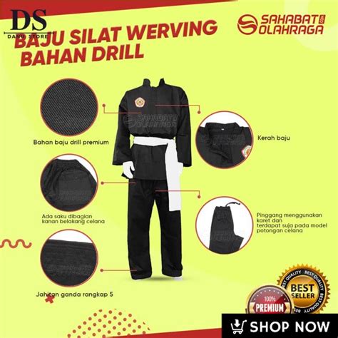 Jual Baju Silat Werving Ultimate Drill Seragam Silat Werving Ss