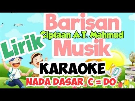 Lagu Barisan Musik Ciptaan AT Mahmud Tema 3 Kelas 3 KARAOKE YouTube