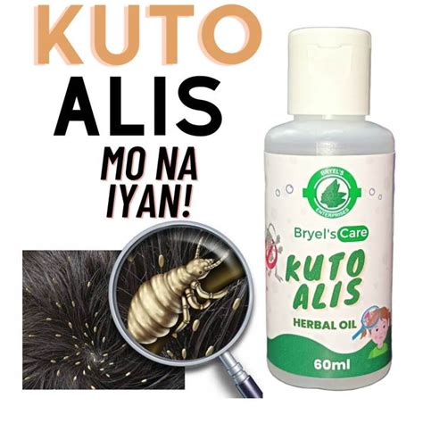 ⚡⚡bryels Kuto Alis Oil 60ml Kuto Not Kuto Less Anti Dandruff Smooth