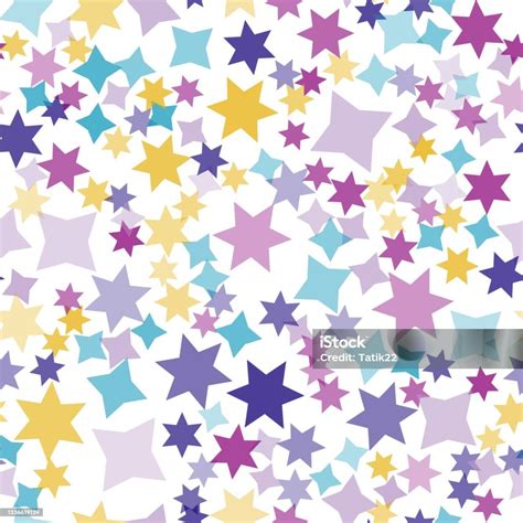 bintangbintang berwarnawarni  latar belakang putih ilustrasi stok