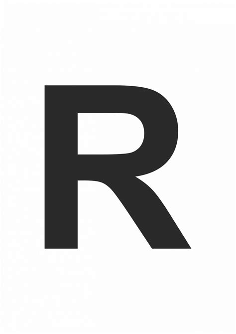 Letter R Printable