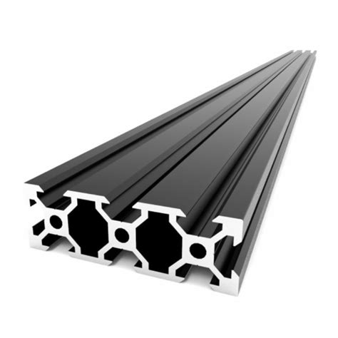 Manufacturer Dropshipping Cnc Black Anodized T Slot Aluminum Profile