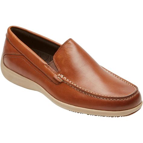 Rockport Trenton Loafer Mens Slip On Casual Shoes Rogans Shoes