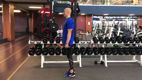 Standing Dumbbell Calf Raise Youtube