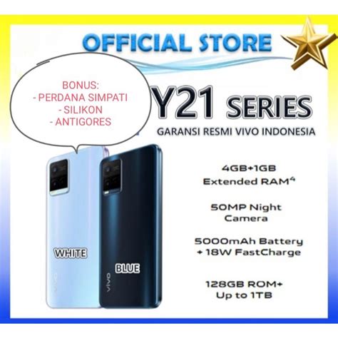 Jual VIVO Y 21 Y22 RAM 4 64 GB GARANSI RESMI VIVO INDONESIA Shopee