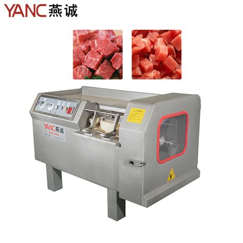 Industrial Fish Dicer Cutter Commercial Meat Dicing Machine Frozen