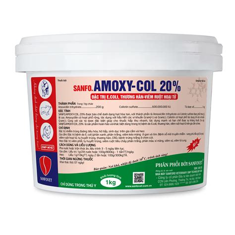 ThuỐc ThÚ Y Sanfoamoxy Col 20 ThuỐc ThÚ Y Trang TrẠi Technology Usa