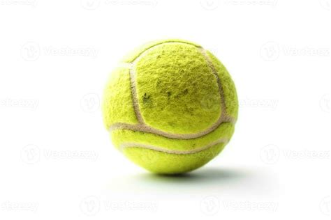 Tennis ball isolated on white background.Generative Ai. 29555389 Stock ...