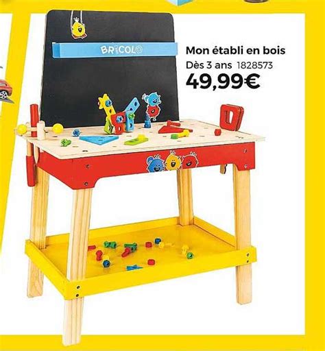 Promo Mon Tabli En Bois Chez Picwictoys Icatalogue Fr