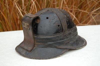 ANTIQUE MINING HELMET MINERS HELMET -- Antique Price Guide Details Page