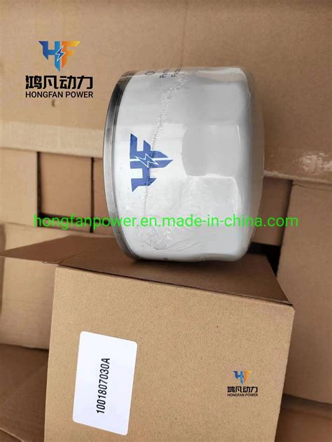 Weichai Wp2 1 Wp2 3 Spin On Oil Filter 1001807030 Oil Filter Element